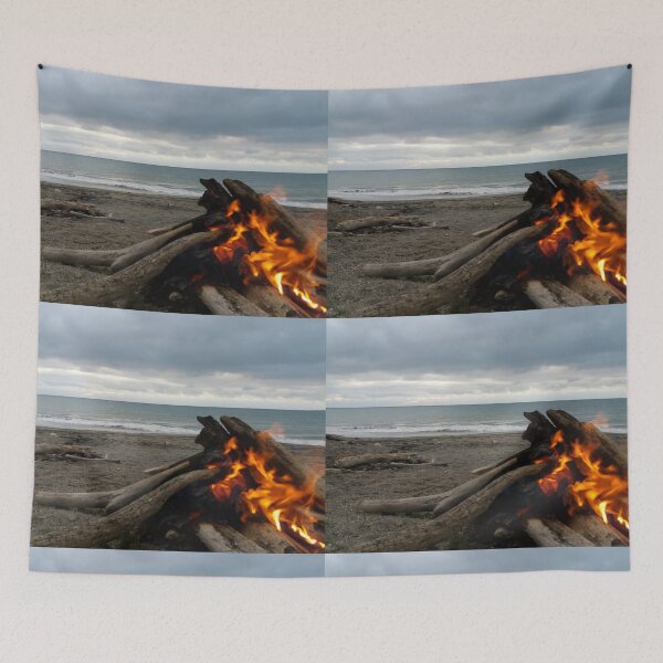 Item preview, Bonfire on the beach-campfire on the beach designed and sold by ORIGENcreate.