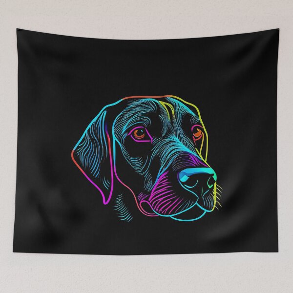 Item preview, Pointer Dog Colorful Paint Splash designed and sold by rafaeltto.
