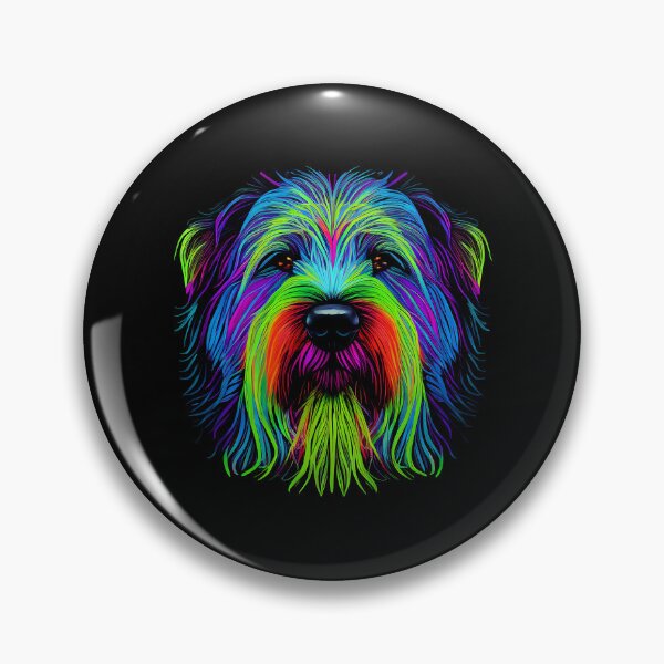 Item preview, Polish Lowland Sheepdog Dog Colorful Paint Splash designed and sold by rafaeltto.