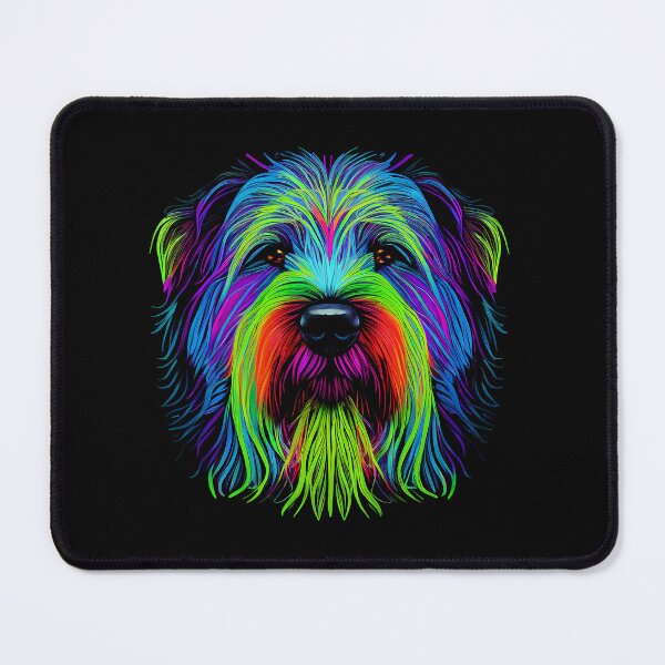 Item preview, Polish Lowland Sheepdog Dog Colorful Paint Splash designed and sold by rafaeltto.