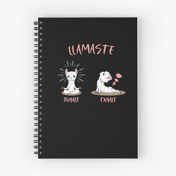 Item preview, Llama Flamingo inhale and exhale Lamaste designed and sold by Shirt-Expert.