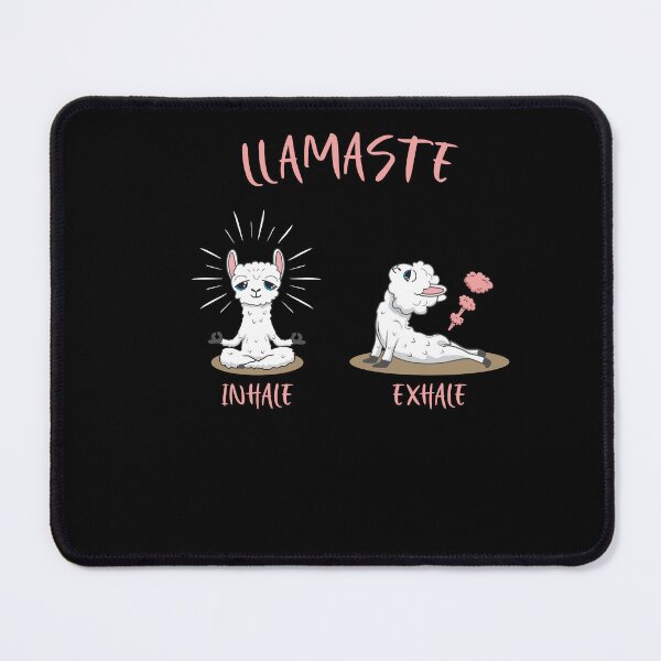 Item preview, Llama Flamingo inhale and exhale Lamaste designed and sold by Shirt-Expert.