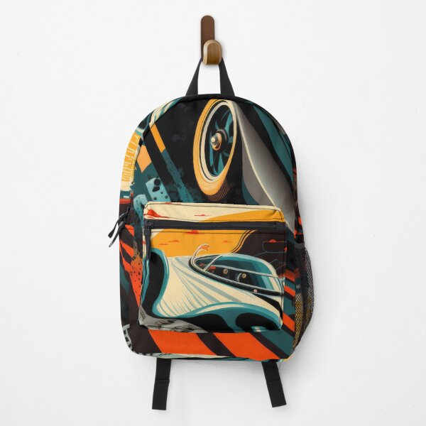 Item preview, Vintage Illustration Colorful Fast Car Formel One Futuristic designed and sold by HRMNY25.