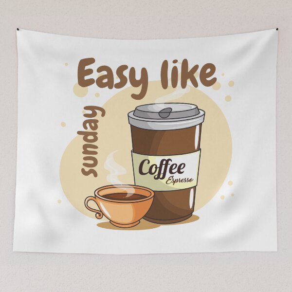 Item preview, Easy like Sunday coffee designed and sold by We Grow.