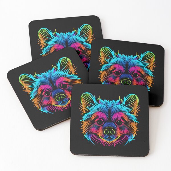 Item preview, Pomchi Dog Colorful Paint Splash designed and sold by rafaeltto.