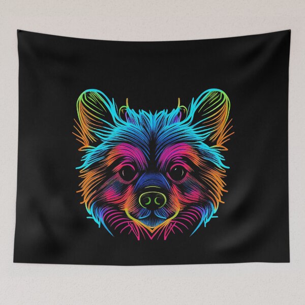 Item preview, Pomchi Dog Colorful Paint Splash designed and sold by rafaeltto.