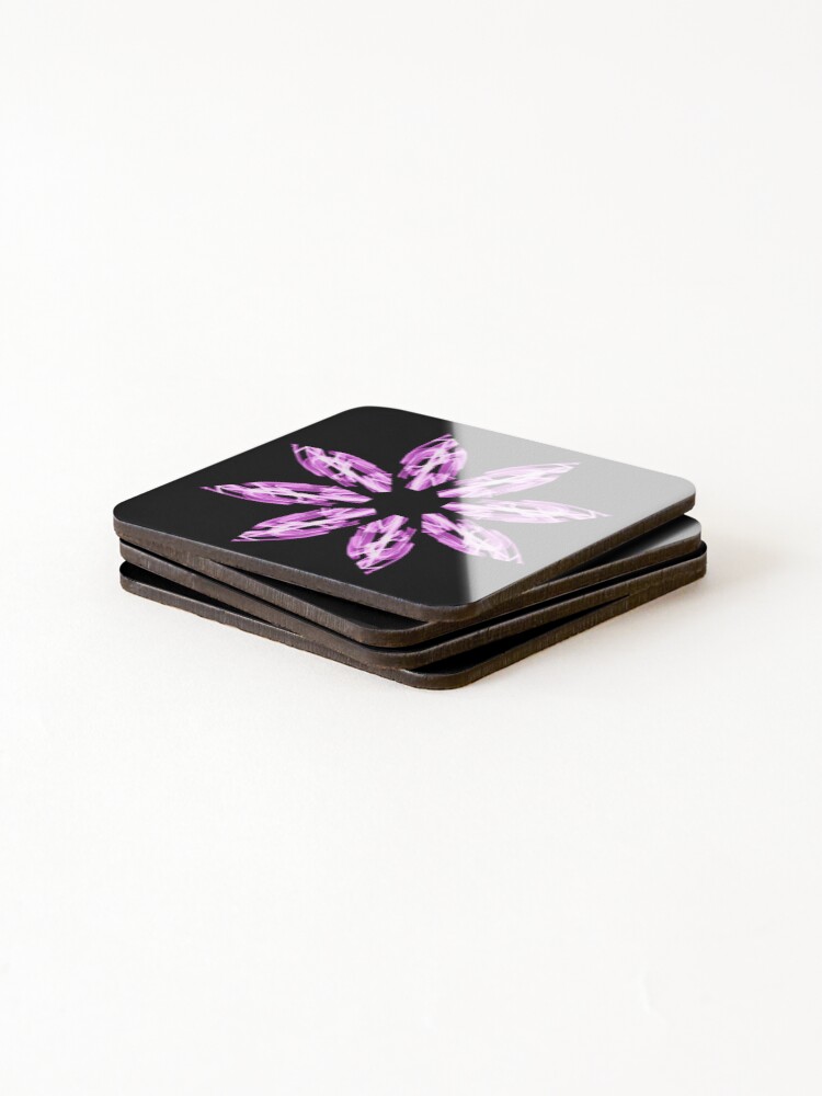 Thumbnail 4 of 5, Coasters (Set of 4), Violet designed and sold by RomeoAzahar.