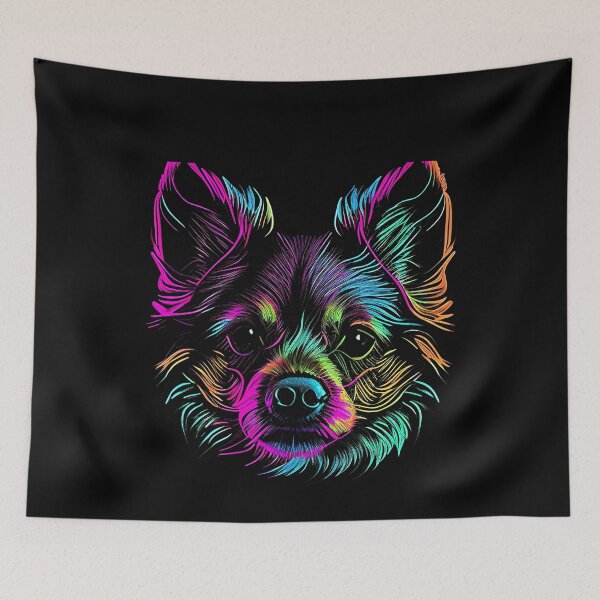 Item preview, Pomchi Dog Colorful Paint Splash designed and sold by rafaeltto.