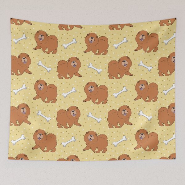 Item preview, Happy Red Chow Chow designed and sold by Lulupainting.