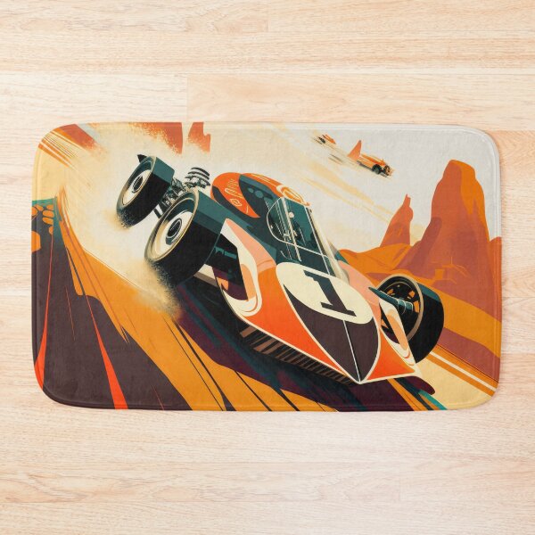 Item preview, Vintage Illustration Colorful Speed Car Formel One Futuristic  designed and sold by HRMNY25.