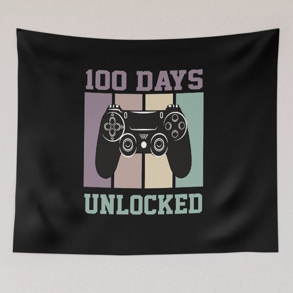Item preview, Retro 100 days of school unlocked designed and sold by ZEDSOU ⭐⭐⭐⭐⭐.
