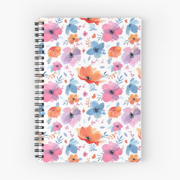 Item preview, Pink and Orange Poppy Flowers designed and sold by GladYoureHere.