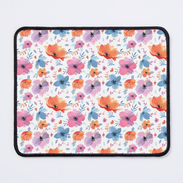 Item preview, Pink and Orange Poppy Flowers designed and sold by GladYoureHere.