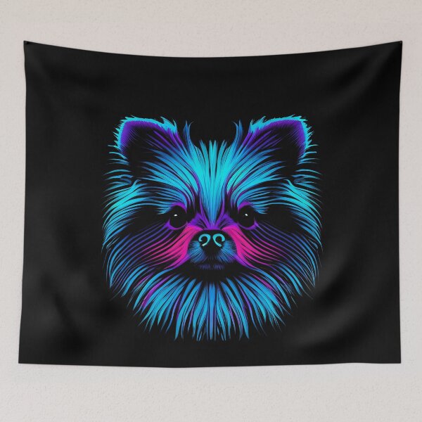 Artikelvorschau, Pomeranian Dog Colorful Paint Splash entworfen und verkauft von rafaeltto.