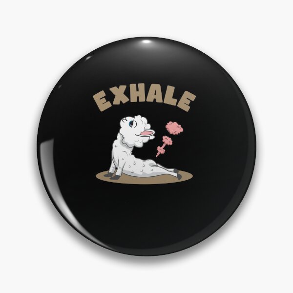 Artikelvorschau, Yoga Lama inhale and exhale entworfen und verkauft von Shirt-Expert.