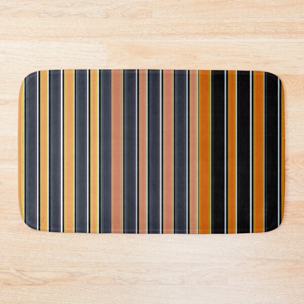 Item preview, Orange and black stripe pattern designed and sold by FlossOrFi.