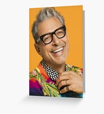 Jeff Goldblum happy Greeting Card
