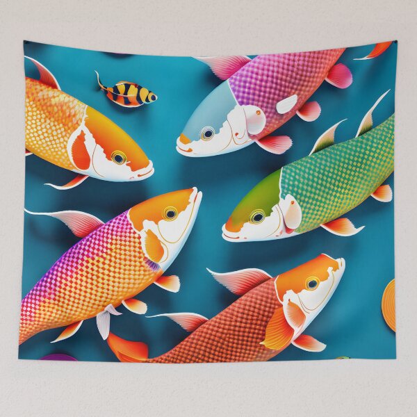 Item preview, Beautiful Koi fish art designed and sold by jortan1.
