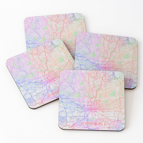 Item preview, Johannesburg City Map of South Africa - Colorful designed and sold by deMAP.