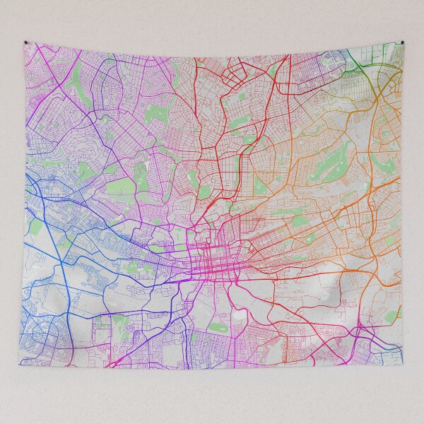 Item preview, Johannesburg City Map of South Africa - Colorful designed and sold by deMAP.