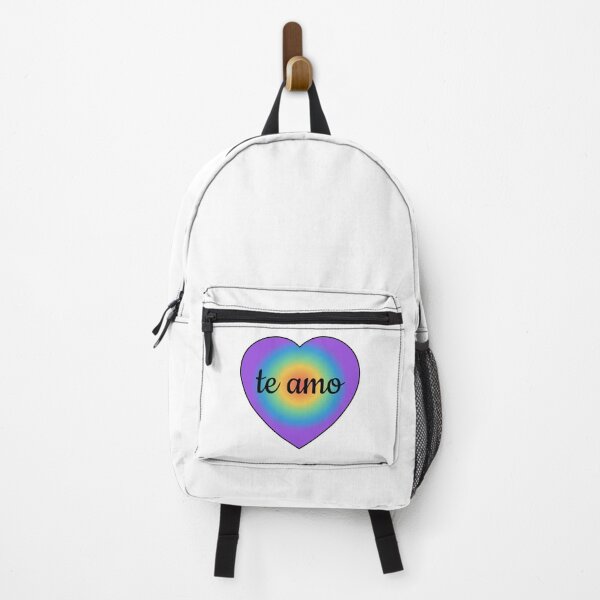 Item preview, Gay Valentine - Te amo - I love you in Spanish in a rainbow heart designed and sold by Inspirationmotivation.