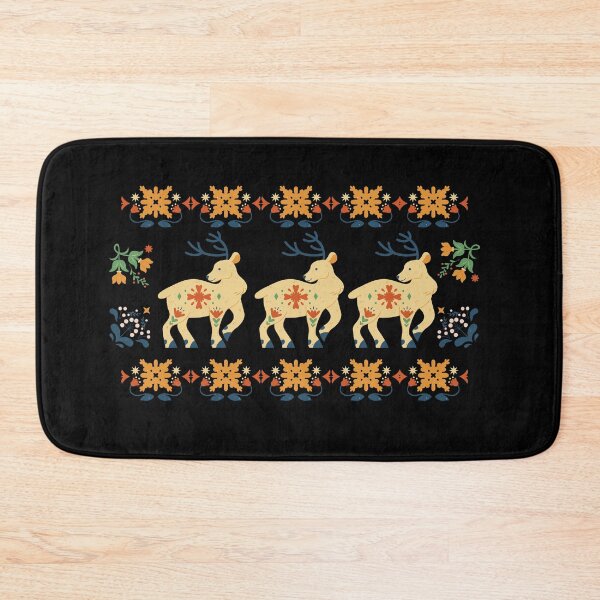 Item preview, a festive T-shirt with deer designed and sold by Rowbic.