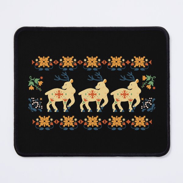 Item preview, a festive T-shirt with deer designed and sold by Rowbic.