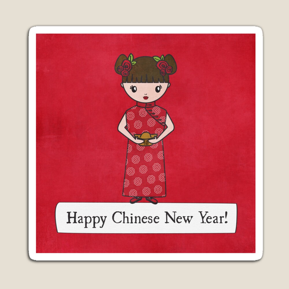 Chinese New Year Cute Tiger Magnet Red Envelope Year of the 