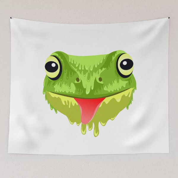 Item preview, Green Frog grime art designed and sold by AmsaOza.