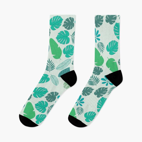 Item preview, tropical leaves light pattern designed and sold by Mirumix9.