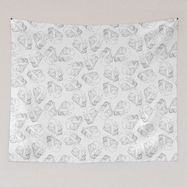 Item preview, Cat Skull on White designed and sold by Chantelle Ashton.