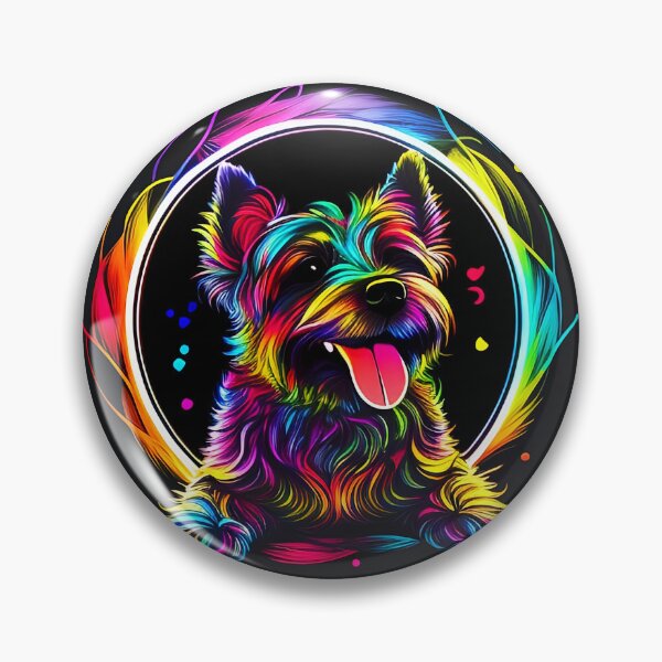 Item preview, Colorful trippy dog portrait illustration psychedelic 2 designed and sold by vishalraifx.