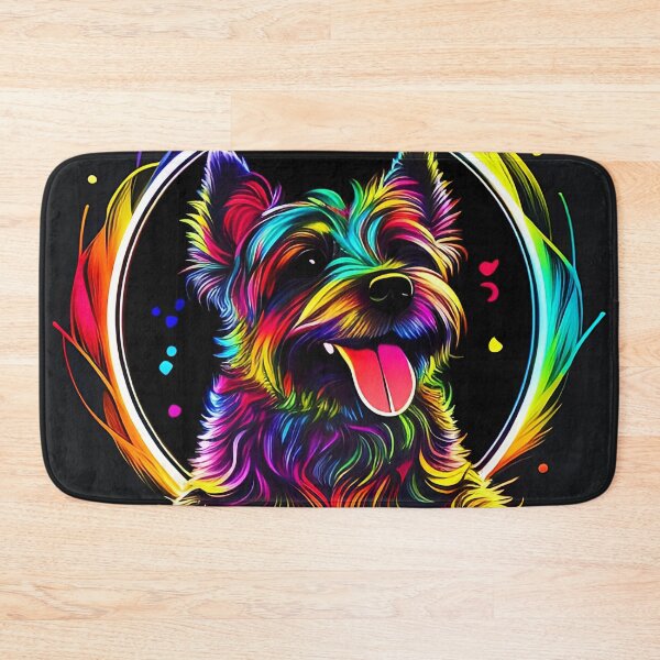 Item preview, Colorful trippy dog portrait illustration psychedelic 2 designed and sold by vishalraifx.