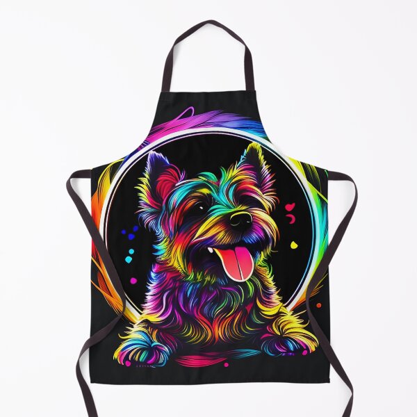 Item preview, Colorful trippy dog portrait illustration psychedelic 2 designed and sold by vishalraifx.