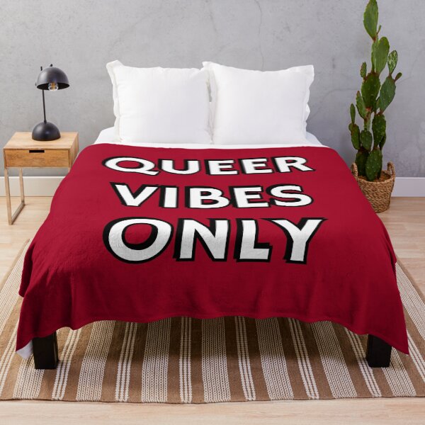 Item preview, Queer Vibes Only LGBT pride designed and sold by Inspirationmotivation.