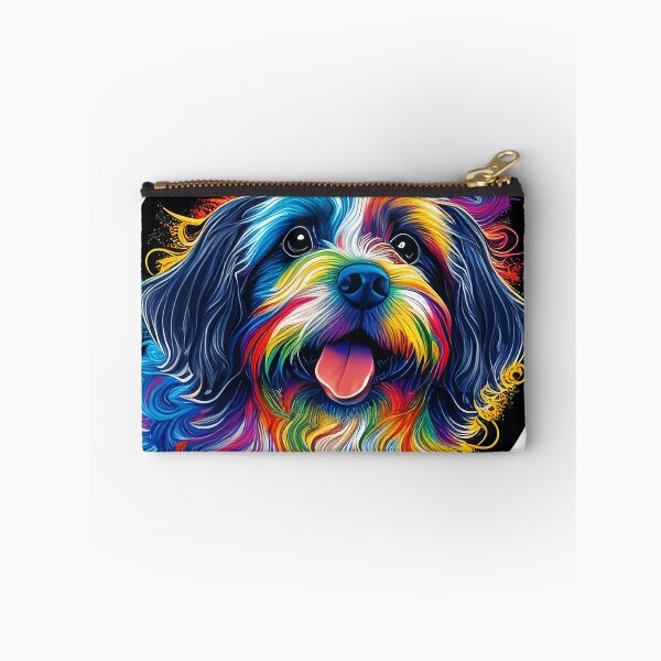 Item preview, Colorful trippy dog portrait illustration psychedelic 6 designed and sold by vishalraifx.