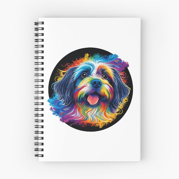 Item preview, Colorful trippy dog portrait illustration psychedelic 6 designed and sold by vishalraifx.