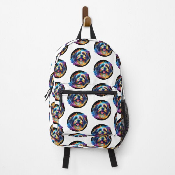 Item preview, Colorful trippy dog portrait illustration psychedelic 6 designed and sold by vishalraifx.