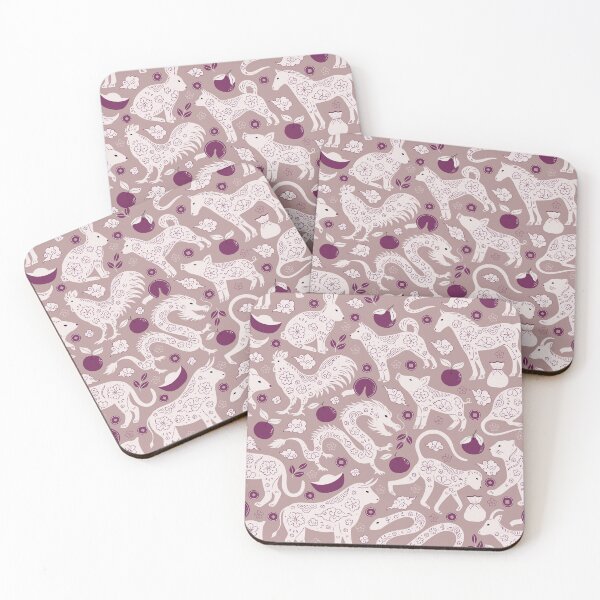 Item preview, Chinese Zodiac Animals Pattern designed and sold by FengShuiLounge.