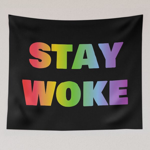 Item preview, STAY WOKE rainbow designed and sold by Inspirationmotivation.