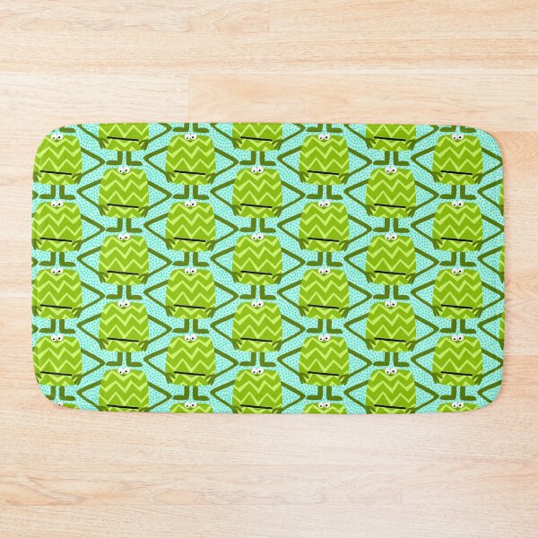 Item preview, Grumpy Green Monsters designed and sold by Shiny Happy World.