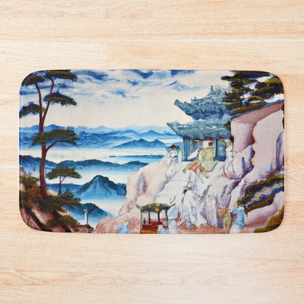 Item preview, Nanshan Temple Ukiyo e Japanese Art  designed and sold by CherWhiteRabbit.