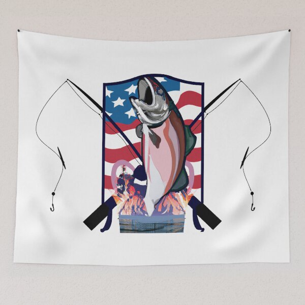 Item preview, American Steel Head Salmon designed and sold by OlivDesignsCo.
