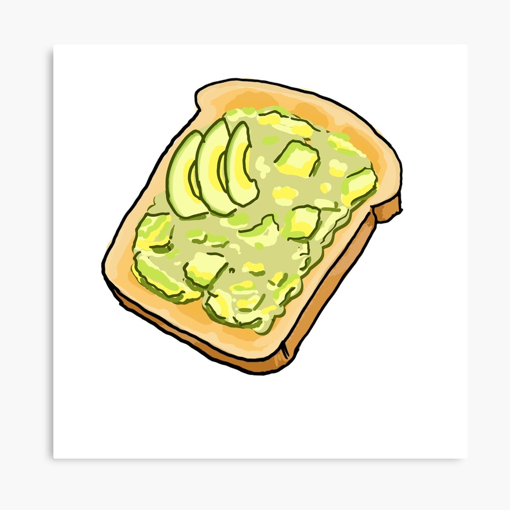 Smashed Avo on Toast Canvas Print