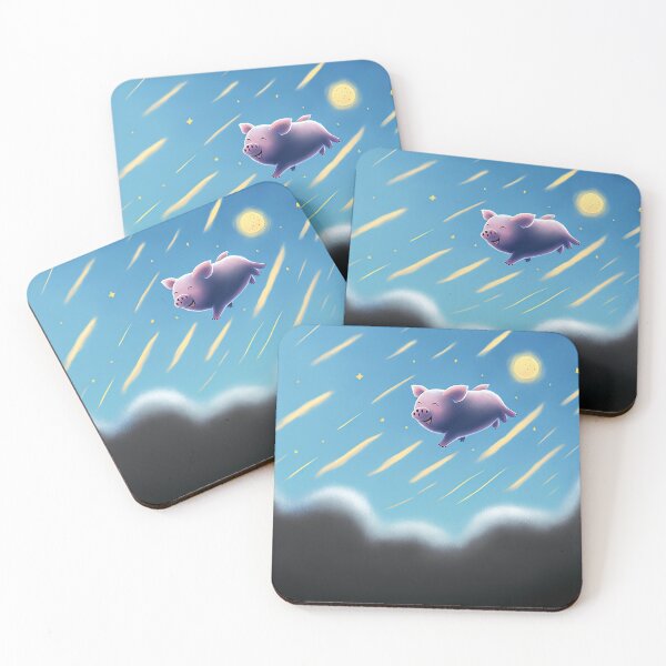 Item preview, Happy Flying Piggy designed and sold by BoredArtLabs.