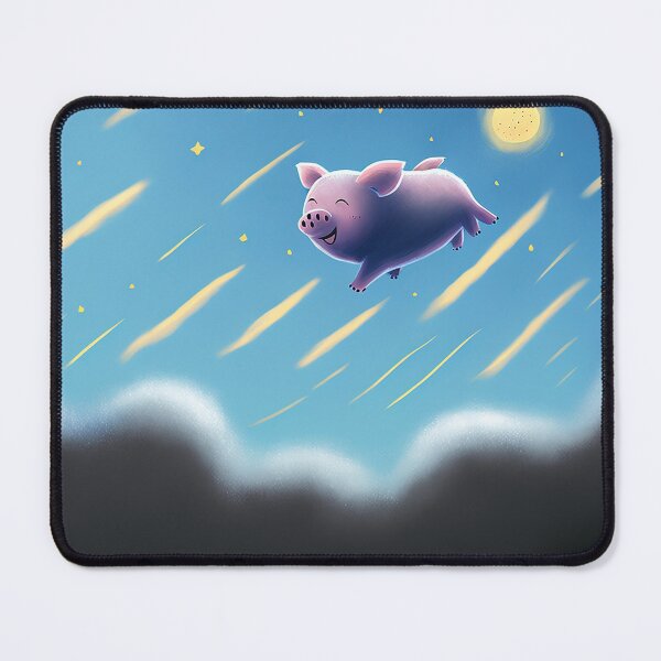 Item preview, Happy Flying Piggy designed and sold by BoredArtLabs.