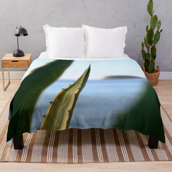 Item preview, Agave cactus with sea view // Ibiza Nature & Travel Photography  designed and sold by Diana van Neck.
