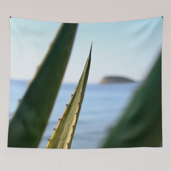 Item preview, Agave cactus with sea view // Ibiza Nature & Travel Photography  designed and sold by Diana van Neck.