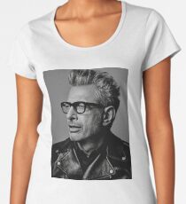 Jeff Goldblum serious Women's Premium T-Shirt