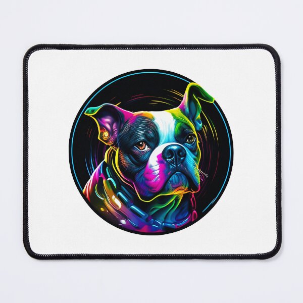 Item preview, Colorful trippy dog portrait illustration psychedelic 7 designed and sold by vishalraifx.
